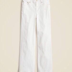J. Crew Women's Straight Leg White Jeans